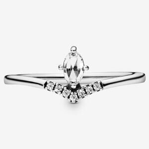 Pandora Sterling Silver Classic Wishbone Ring Size 8.5